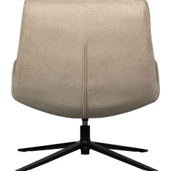 Retro Drehsessel Relaxsessel Maudi Stoff Naturfarben