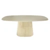 Retro Esstisch Centro 180 Travertin Keramik