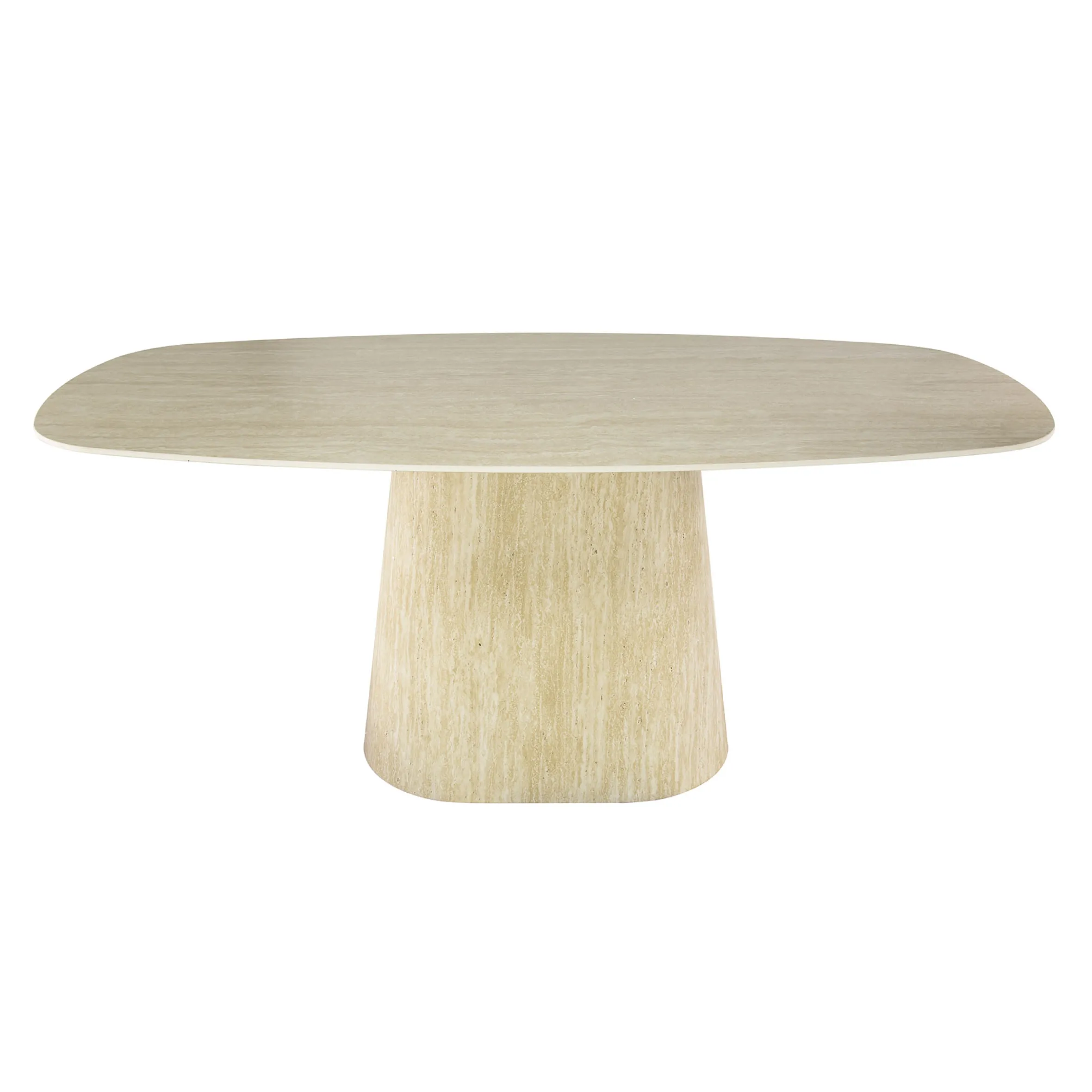 Retro Esstisch Centro 180 Travertin Keramik