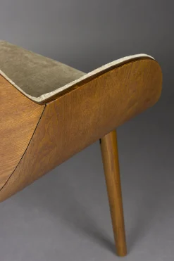 Retro Esszimmerstuhl Armlehnstuhl Taylor Holz Beige