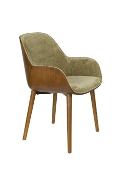Retro Esszimmerstuhl Armlehnstuhl Taylor Holz Grün