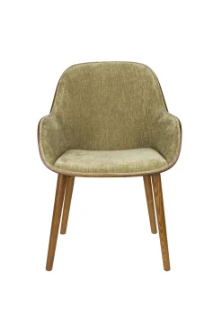 Retro Esszimmerstuhl Armlehnstuhl Taylor Holz Grün