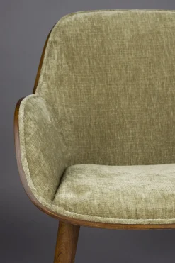 Retro Esszimmerstuhl Armlehnstuhl Taylor Holz Grün