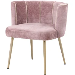 Retro Esszimmerstuhl Esstischstuhl Aphrodite Flamingorosa