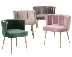 Retro Esszimmerstuhl Esstischstuhl Aphrodite Flamingorosa