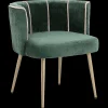 Retro Esszimmerstuhl Esstischstuhl Aphrodite Smaragdgrün