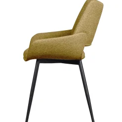 Retro Esszimmerstuhl Schalenstuhl Parade 2er Set Senf