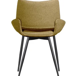 Retro Esszimmerstuhl Schalenstuhl Parade 2er Set Senf