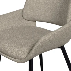 Retro Esszimmerstuhl Schalenstuhl Parade 2er Set Sand