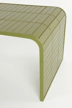 Retro Fliesentisch Tiles Couchtisch Metro Fliesen Grün