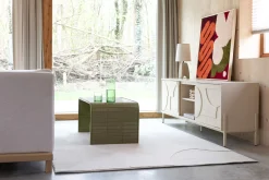 Retro Fliesentisch Tiles Couchtisch Metro Fliesen Grün