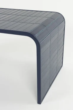 Retro Fliesentisch Tiles Couchtisch Metro Fliesen Blau