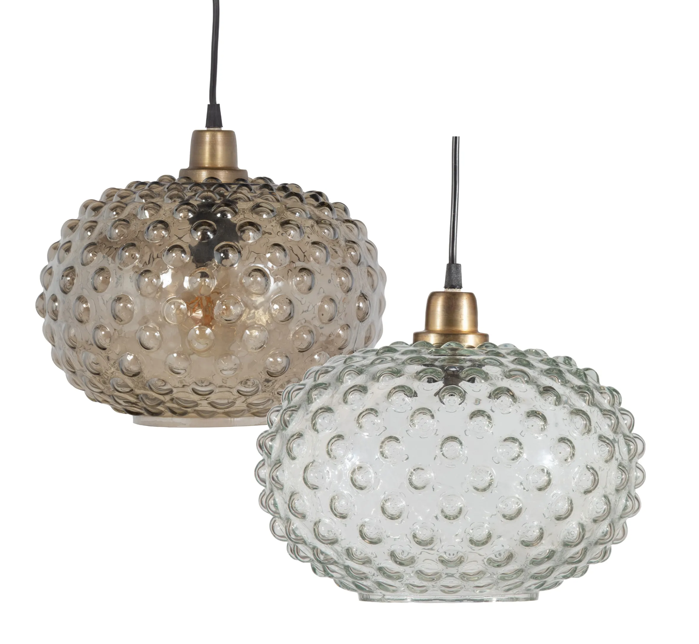 Retro Hängelampe Bubbles Glas in zwei verschiedenen Farben