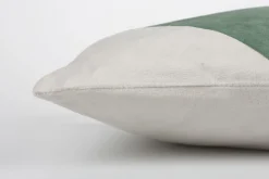 Retro Kissen Stripes in Grün-Weiß 60 cm