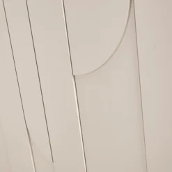 Retro Kleiderschrank Schlafzimmerschrank Rain in Beige mit zwei Böden und einer Kleiderstange