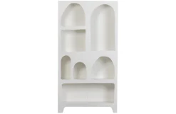 Retro Regal Organic Caz Kabinett Weiß Breit 100 cm