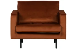 Retro Samtsessel Rodeo 1-Sitzer verschiedene Farben