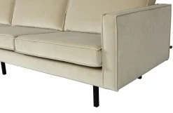 Retro Samtsofa Rodeo 3-Sitzer Pistazie