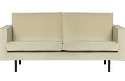 Retro Samtsofa Rodeo 2,5-Sitzer Pistazie