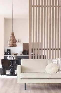 Retro Samtsofa Rodeo 2,5-Sitzer Pistazie