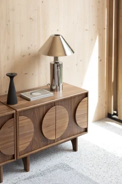 Retro Sideboard Groove Walnuss oder Eiche 2/3türig