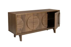 Retro Sideboard Groove Walnuss oder Eiche 2/3türig