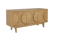 Retro Sideboard Groove Walnuss oder Eiche 2/3türig