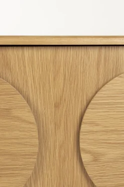 Retro Sideboard Groove Walnuss oder Eiche 2/3türig