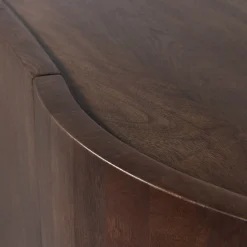 Retro Sideboard TV-Board Sense Mangoholz organisch geformt 4türig