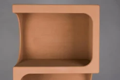 Retro Standregal Bücherregal Dundee Terracotta L