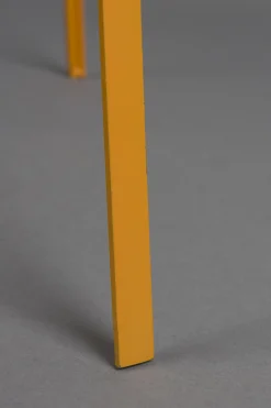 Retro Stehlampe Afra Metallgestell mit Bastschirm in orange