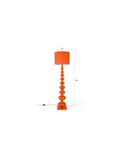 Retro Stehlampe When Orange Is King