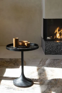 Retro Teppich Solar Grau/Terra 200 x 290 Marmoroptik