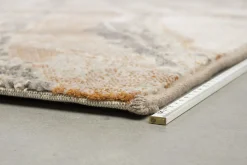 Retro Teppich Solar Grau/Terra 200 x 290 Marmoroptik