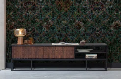 Retro Tischlampe Stehlampe Mushroom Glas Karamellfarben