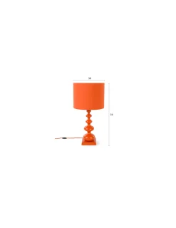 Retro Tischlampe When Orange Is King