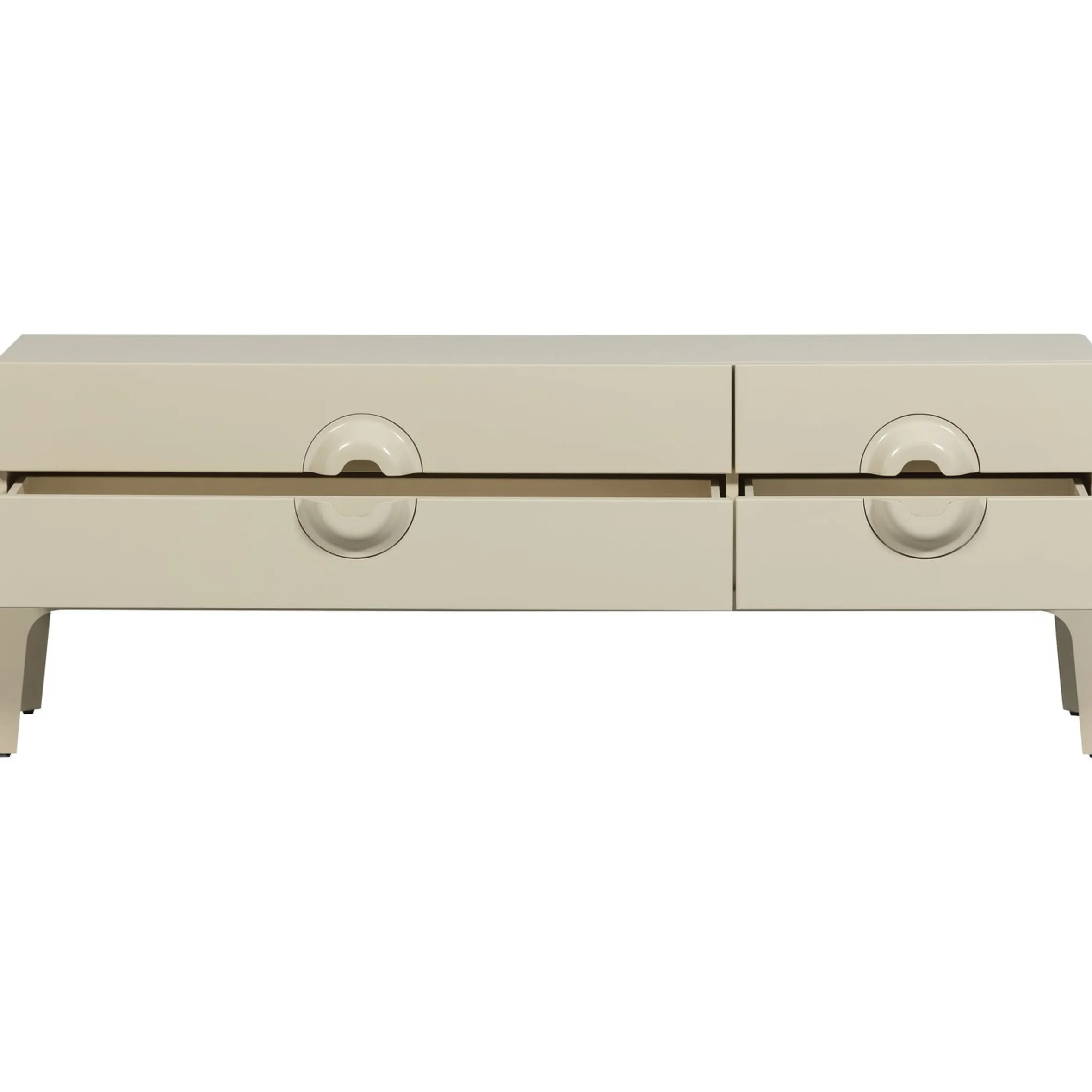 Retro TV-Board Lowboard Merge Beige