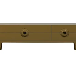 Retro TV-Board Lowboard Merge Olivgrün