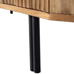 Retro TV-Board Sideboard Effortless Mangoholz 3türig