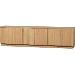 Retro TV-Board Sideboard Zuma 200 cm Eichenfurnier