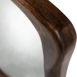 Retro Wandspiegel Samuel Mangoholz organisch geformt