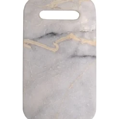 Schneidebrett Servierbrett aus echtem Marmor 37 x 21 cm