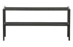 Schuhregal Industrial Ferro Metall Schwarz 40