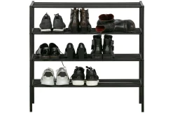 Schuhregal Industrial Ferro Metall Schwarz 40