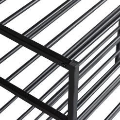 Schuhregal Industrial Ferro Metall Schwarz 80