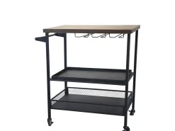 Servierwagen Küchentrolley Gaston Metall Rollen