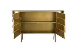 Sideboard Hanna Metall Gold Art Déco - Altgold