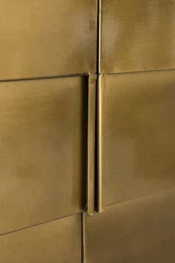 Sideboard Hanna Metall Gold Art Déco - Altgold