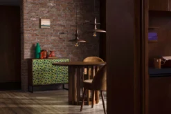 Sideboard Vintage Meena Mangoholz Metall Peacock