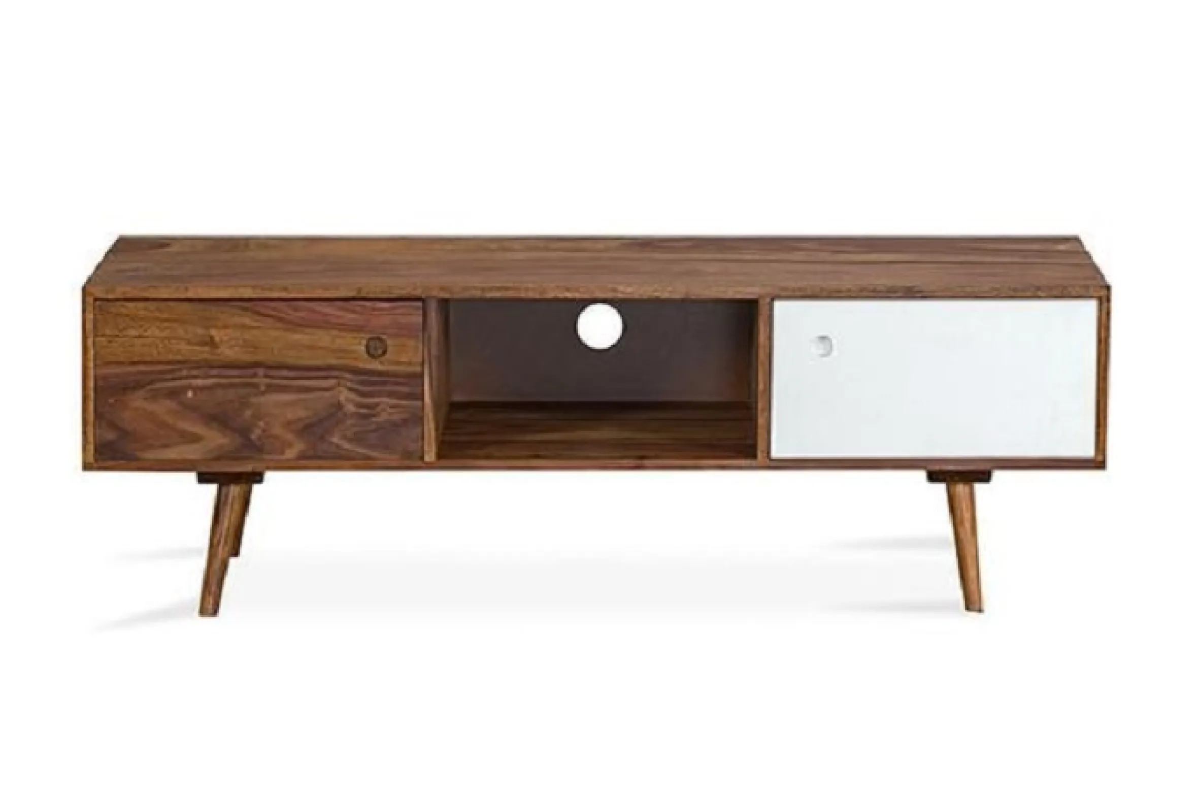 Sideboard Vintage Oslo TV Board Sheesham Massivholz 140
